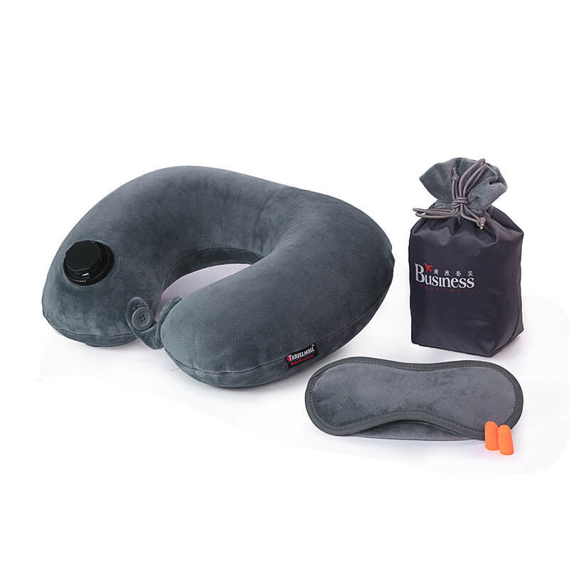 自動(dòng)充氣U型枕頭 旅行中的舒適伴侶